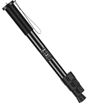 Base monopiede per fotocamera telescopica in alluminio monopiede portatile per videocamere DSLR Videocamere che supportano attrezzature fotografiche