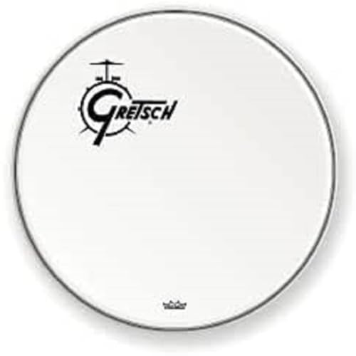 Gretsch Bassdrum Fell Ambassador weiß aufgeraut 20'', GRDHCW20O