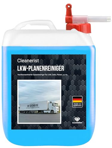 5 L Cleanerist AP11 LKW Planenreiniger Zeltplanenreiniger PVC Reiniger Konzentrat mit Auslaufhahn