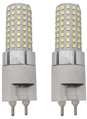 G12 LED Light Bulbs 15W(150W Halogen Incandescent Floodlight Replacement) G12 LED Bulbs Cool White 6000K LED Corn Light Bulb for Street Warehouse Factory,Not Dimmable,96 LED 2835 SMD,Pack of 2