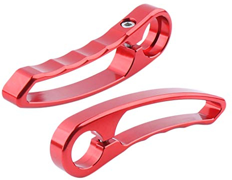 Perfeclan Fahrrad Lenkerhörnchen MTB Lenker aus Aluminium, Rot