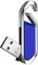 64GB USB-Stick Tragbarer USB-Flash-Laufwerk mit Schlüsselanhänger USB 2.0 Speicherstick für Externe Datenspeicher, Blau