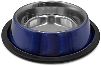 Danner Manufacturing, Inc. Gamelle antidérapante en Acier Inoxydable, Bleu mézmerizé, 946 ML