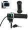 WMLBK Electric Bike Throttle Grip, Half-Twist Throttle, Accelerator Throttle Handle with LED Power Indicator Key Lock for Electric Bikes Scooters (48V)