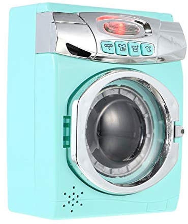 Beavorty Lavatrice Giocattolo Plastica per Gioco Educativo con Effetto Sonoro Design Unico e Sicuro per Piccoli Giocattolo Creativo per Sviluppo Infantile