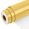 IModeur Gold Vinylfolie Plotter, 12'' x 25 Fuß (30,5 x 762,5 cm) Gold Plotterfolie Vinyl für Cricut, selbstklebendes Vinyl für DIY-Geschenke, Geburtstagsfeier