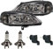 EISENFELS Bundle Set 106524658 erstellt mit Scheinwerfer rechts & links + Stellmotor Leuchtmittel H7 kompatibel Astra G CC F48_ F08_