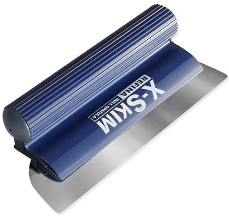 Refina X-Skim Skimming Blade - 12” (300mm) Stainless Steel Blade Roll Grip Spatula - Rendering, Flooring, Drywalling & Plastering Tools