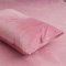 Boqingzhu Flauschiger Plüsch Kissenbezug 40×80cm Rosa Altrosa Uni Flanell Fleece Kissenhülle Cashmere Touch Winter Kuschelig im Umschlagstil 2 Stück