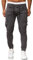 Cassiecy Cargohose Herren Slim Fit Casual Jogger Chino Cargo Hosen Stretch Jogginghose Sporthose Freizeithose mit Taschen Herren Hose(XL, Dunkelgrau)
