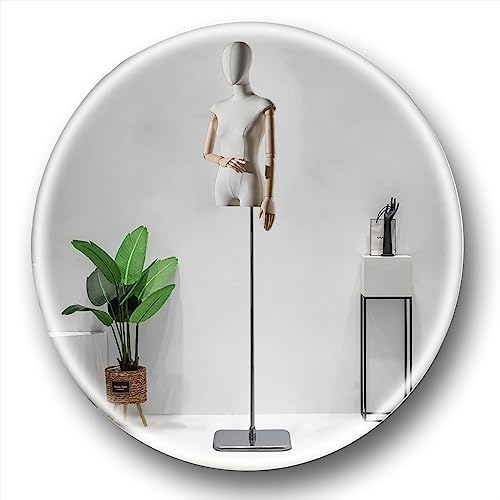 schneiderpuppe Schneiderpuppe Damenbüste Weiblich Schneiderpuppen Mit Anti Fingerprint Base, Einstellbare Höhe Schaufensterpuppe Schneiderbüste Mit Kopf Und Holzhänden Für Kleidung Display for Clothin
