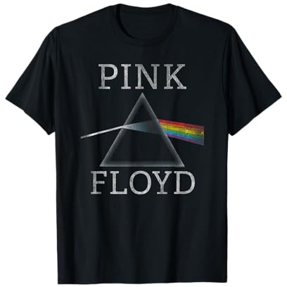 Offizielles Pink Floyd Dark Side of The Moon Rock Band Musik T-Shirt