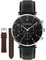 Walter Bach Herren Uhr Mit Chronograph Quarzwerk I Echtleder Armbanduhr Mit Schwarzem Ziffernblatt I 40mm Durchmesser, Gehärtetes Mineralglas, Braunes Wechselarmband I in Geschenkbox