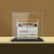 Vitrine en Acrylique pour Lego 10334 Radio rétro - Boîte de Rangement Transparente Anti-poussière - 25 x 25 x 15 cm - Idée Cadeau - Personnalisable
