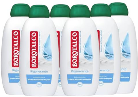 Borotalco Bagnodoccia Rigenerante Essenza Di Talco E Felci 450 Ml (6 Unità)