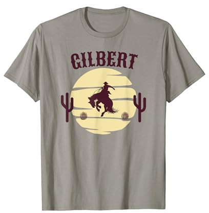 Gilbert Arizona Western Desert Rodeo Cowboy Sunset T-Shirt