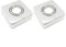 Water Pipe Wall Covers Shower Faucet Corner Valve Pipe Decorative Cover Shower Pipe Covers Replacement Pipe Cover(2pcs)