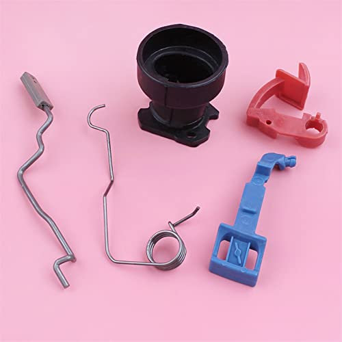 DOFABI Ansaugdrosselfeder Choke Rod Steuerschalter, for Husqvarna, 340 345 346XP 350 353 Kettensäge Ersatzteil Schalter-Austauschsatz