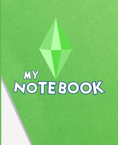 Sims Composition Notebook: 200 ruled pages