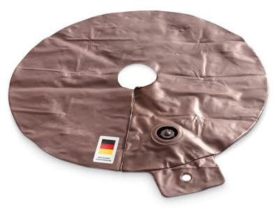 blizz-z Baum-Bewässerungsring 75 Liter, braun - 1 Stück | Tröpfchen-Bewässerungssystem, Baumring, Donut, Beutel für kontrollierte Bewässerung von Jungbäumen - aus hochwertigem PVC
