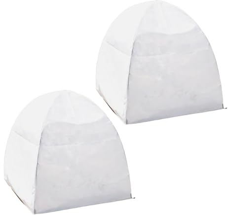 Frostschutz Abdeckung Für Pflanzen,2 Stück Atmungsaktive Pflanzen Schutzhülle - 56x56 cm Winter Pflanzenschutz,Für Sträucher Und Obstbäume Und Gemüse Und Beerensträucher Und Rosen Und Terrasse