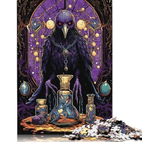 Raven Alchemist Quadratpuzzle mit 1000 Teilen für Erwachsene, Papierpuzzle, 38 x 26 cm / 1000 Teile