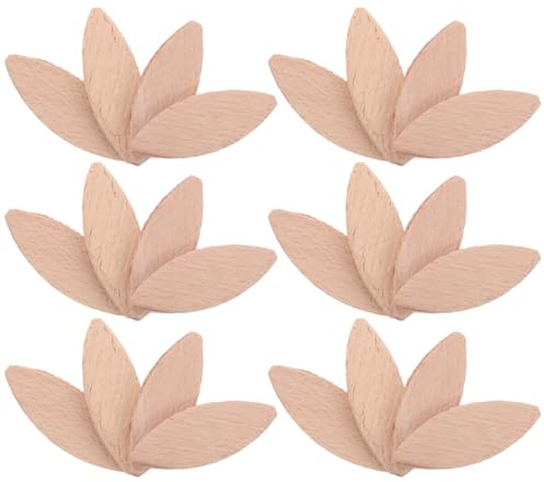YARNOW 100 Pièces Lamelles D’assemblage en Bois de Hêtre, Cheville Plate pour Panneau Bois, Beige, Cache les Lignes de Joint, pour Construction et Menuiserie