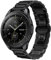 Armband für Gear S2 Classic 20mm Edelstahl Uhrenarmband Metallarmband kompatibel für Samsung Gear S2 Classic SM-R732/ R735, Gear Sport SM-R600, Huawei Watch 2 Sport, Ticwatch 2 / E (Schwarz)