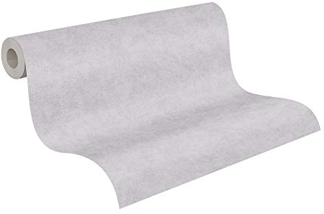 A.S. Création papier peint intissé Pop Style papier peint effet béton papier peint uni 10,05 m x 0,53 m gris 317766 3177-66