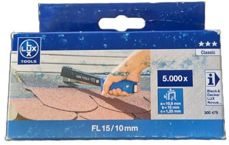 LUX Flachdrahtklammer 10 mm x 10,6 mm Classic 5.000 Stück
