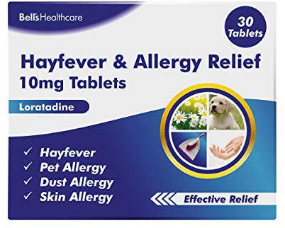Bells Healthcare 10 mg Loratadine Hayfever & Allergy Relief, 30 Count