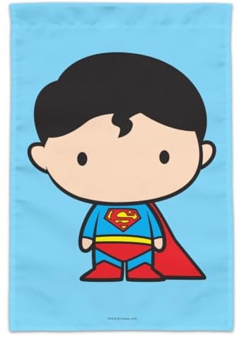 GRAPHICS & MORE Superman-Chibi-Figur, Gartenhof Flagge Flag Only (No Pole) Multi