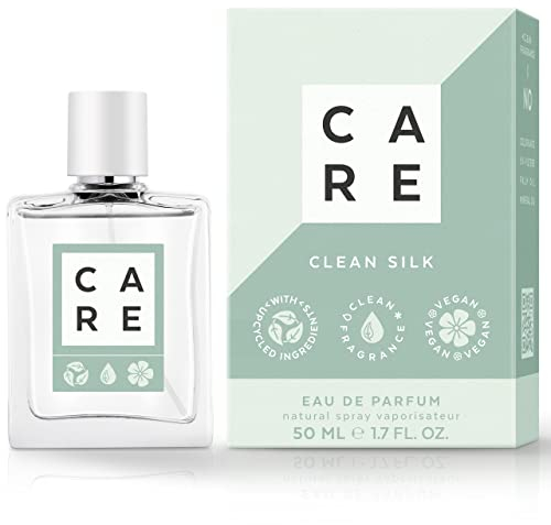 CARE® Clean Silk | Eau de Parfum: Natürlich - leicht - luftig - der neue nachhaltige Duft mit Upcycling-Rose | EDP 50ml