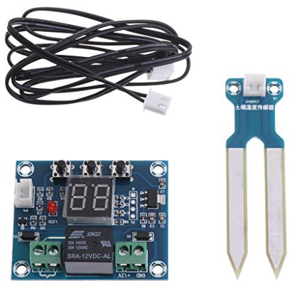 GUMEI 12V Bodenfeuchtesensor Controller Bewässerungssystem Automatisches Bewässerungsmodul