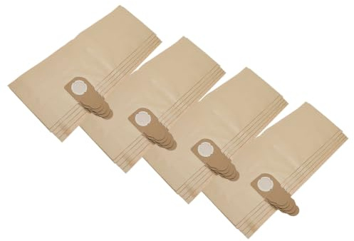 vhbw 20x Staubbeutel Ersatz für Nilfisk Alto 60910 für Staubsauger | 70,6cm x 24cm Sandfarben