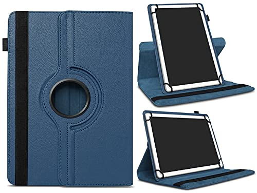 AKNICI Universal 10 Zoll Tablet Hülle für Dragon Touch TECLAST TOSCIDO LNMBBS BEISTA Lenovo Blackview CHUWI ACEPAD YESTEL Qimaoo Padgene Samsung Pritom YOTOPT ALLDOCUBE MEBERRY FEONAL TYD - Dunkelblau