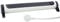 LEGRAND, Drehbare Steckdosenleiste, 6-fach Steckdose, Mehrfachsteckdose, Wand- oder Tischmontage, LED-Ein/Aus-Schalter, 3m Kabel, Ultraweiß/Dunkelgrau, 694539