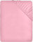 Utopia Bedding Drap Housse - Rose, 160 x 200 cm - Bonnets 35 cm pour Matelas Épais - Polyester Microfibre Brossée