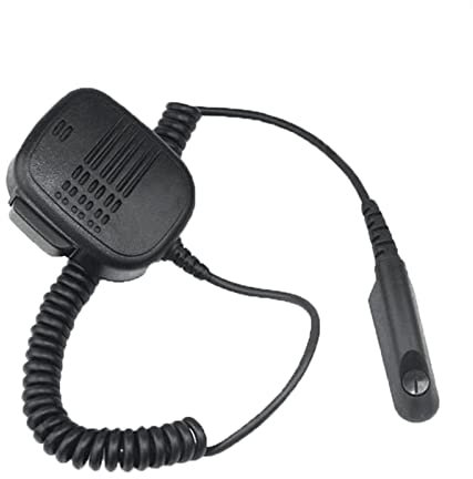 BMINO Speaker remoto Mic a Due Vie Radio GP320 GP328 GP329 GP338 GP339 GP340 GP360 Adatto for Motorola. Microfono walkie-Talkie
