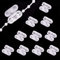 LICQIC Roller Blind Cord Connector Clips, Replacement Pull Ball Chain Connector fits 4.5mm Roller, Roman and Vertical Blinds, 10 Pack Plastic