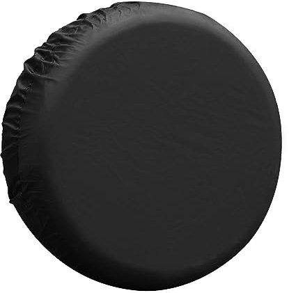uxcell Universal 190T Polyester Spare Tire Cover for Jeep Trailer RV SUV Truck Wheel Fit Overall Wheel Diameter 16 Inch Black