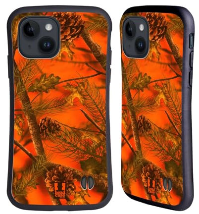 Head Case Designs Hirsch UV Moerder Camouflage Jagd Hybride Handyhülle Hülle Huelle kompatibel mit Apple iPhone 15