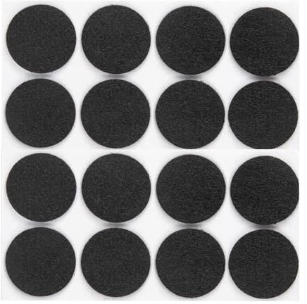 RY-EARL 16 Stück Antirutsch Pads, 40 mm Selbstklebend Möbelstopper Gummi Anti Rutsch Pads für Sofa Stühle Füße Stopper, Ideal für Fliesenböden, Holzlaminatböden