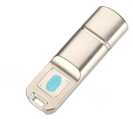 Clé USB 3.0 à empreintes digitales, clé USB sécurisée à cryptage biométrique complet de 32 Go pour PC, pour téléphone Android, ordinateur portable, A pour les amis et la famille,16GB