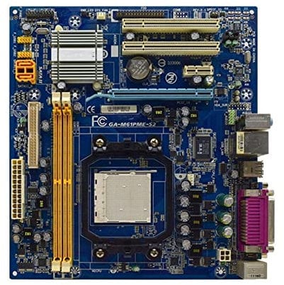 Placa Base la computadora Fit For Gigabyte GA-M61PME-S2 Enchufe Am2 Tarjeta Madre DDR2 for Athlon 64 x2 CPU de Doble núcleo PCI-E 16X SATA 2 Micro ATX Placa-Mãe