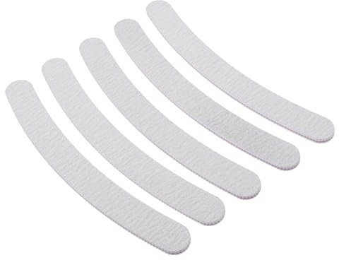 5 Stück Gebogene Nagelfeilen 100/180, Eva, für Kunstnägel