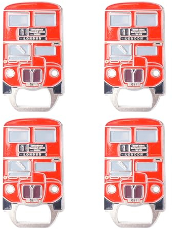 Iconic Red London Bus Magnet & Bottle Opener -UK London Souvenir