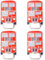 Iconic Red London Bus Magnet & Bottle Opener -UK London Souvenir