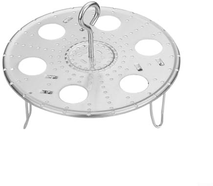 Foldable Stainless Steel Trivet and Steamer Rack for Pressure Cookers Space Saving Design (S)