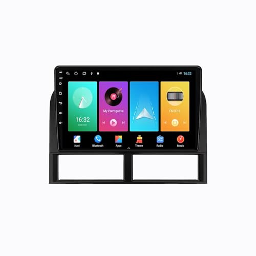 9 Android 15 Pantalla Táctil Radio 2 DIN Coche Pantalla para Jeep Grand Cherokee II WJ 1998-2004 con Enlace Espejo/GPS/FM/BT/Ventilador de refrigeración/Reproductor Multimedia(8+256G)